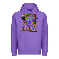 Purple this witch can be bribed with chocolate Premium Hoodie - CowGirlArtShop