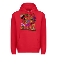 Red this witch can be bribed with chocolate Premium Hoodie - CowGirlArtShop