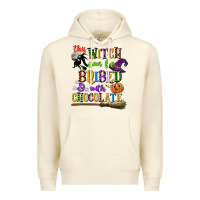 Sandshell this witch can be bribed with chocolate Premium Hoodie - CowGirlArtShop