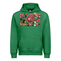 Emerald my dog is my valentine Urban Hoodie - FaDigitalArtStudio