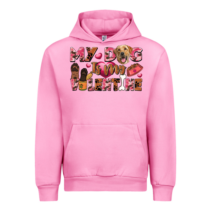 My Dog Is My Valentine Urban Hoodie by FaDigitalArtStudio | Teevron