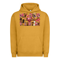 Pigment Peanut Butter my dog is my valentine Urban Hoodie - FaDigitalArtStudio