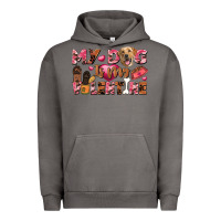 Pigment Tornado my dog is my valentine Urban Hoodie - FaDigitalArtStudio