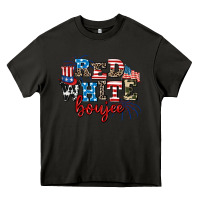 Asphalt Red whıte boujee Heavy Core Tee - AdoDesignShop