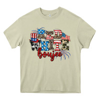 Mossy Red whıte boujee Heavy Core Tee - AdoDesignShop