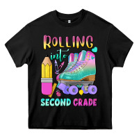 Black rolling into second grade Heavy Core Tee - BundleAndBundleShop