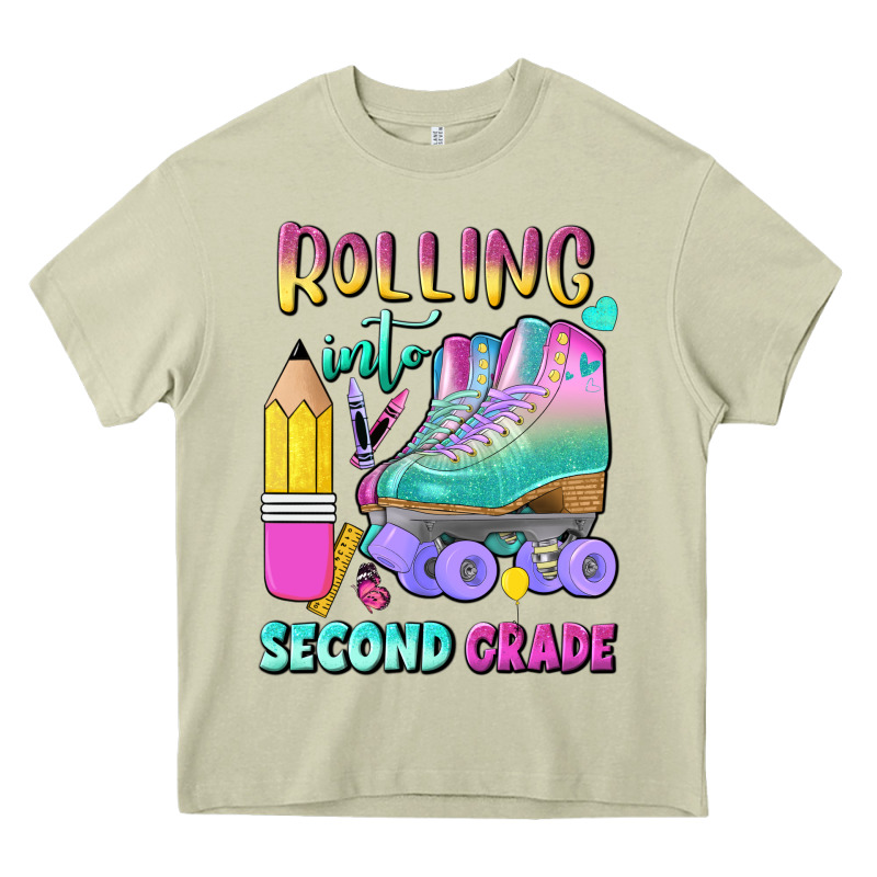 Rolling Into Second Grade Heavy Core Tee by BundleAndBundleShop | Teevron