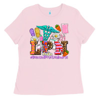 Bubblegum Pink easter lpn licensed practical nurse Ladies Tee - AdoDesignShop