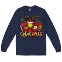 Navy grinchmas Long Sleeve Tee - MaliasSmallBusiness
