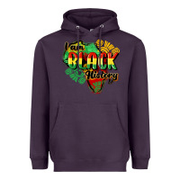 Plum i am black history Heavyweight Hoodie - CowGirlArtShop
