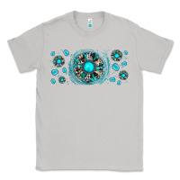 Moon Dust turquoise gemstone sunflower Classic Tee - JahusDesignShop
