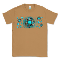 Toasted Coconut turquoise gemstone sunflower Classic Tee - JahusDesignShop