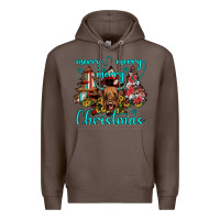 Coffee merry christmas Premium Hoodie - JahusDesignShop
