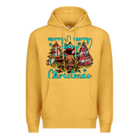 Mustard merry christmas Premium Hoodie - JahusDesignShop