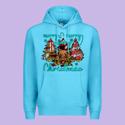 Merry Christmas Premium Hoodie Designed By Jahusdesignshop