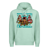 Seafoam merry christmas Premium Hoodie - JahusDesignShop