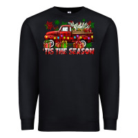 Black tis the season christmas truck Premium Sweatshirt - CowGirlArtShop