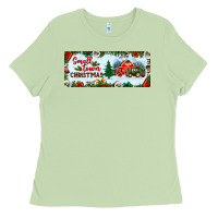 Matcha small town christmas Ladies Tee - BundleAndBundleShop