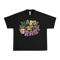 Black mardi gras Urban Heavy Tee - MaliasSmallBusiness