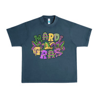 Midnight Navy mardi gras Urban Heavy Tee - MaliasSmallBusiness