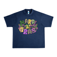 Navy mardi gras Urban Heavy Tee - MaliasSmallBusiness