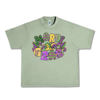Oil Green mardi gras Urban Heavy Tee - MaliasSmallBusiness