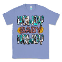 Colony Blue western howdy baby howdy Classic Tee - NancyCooperArtShop