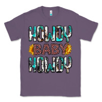 Lavender western howdy baby howdy Classic Tee - NancyCooperArtShop