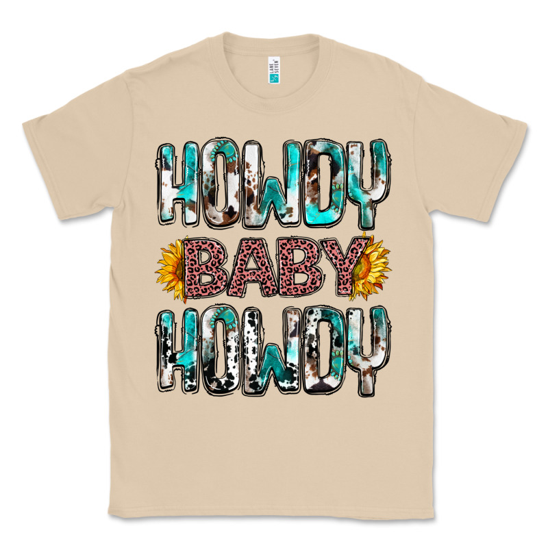 Western Howdy Baby Howdy Classic Tee by NancyCooperArtShop | Teevron