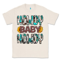 Natural western howdy baby howdy Classic Tee - NancyCooperArtShop
