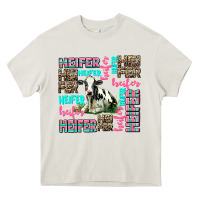Cream heifer Heavy Core Tee - AdoDesignShop
