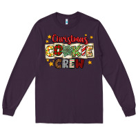 Plum Christmas cookie crew Long Sleeve Tee - MaliasSmallBusiness