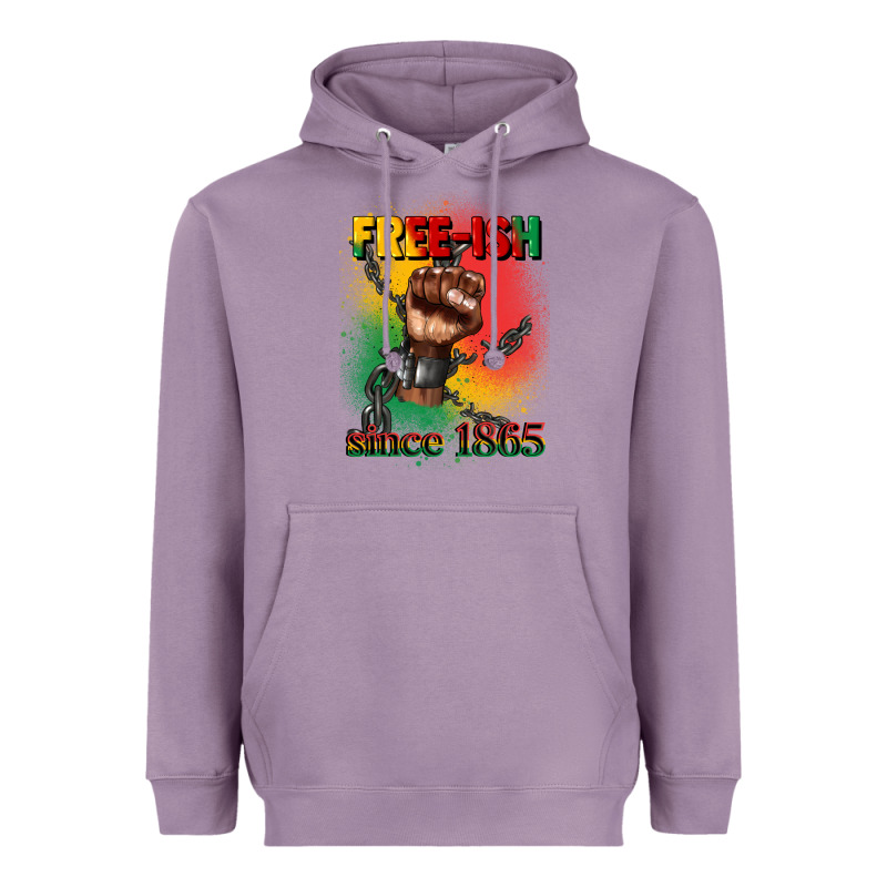 Free Ish Since 1865 Juneteenth Heavyweight Hoodie by CowGirlArtShop | Teevron