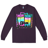 Plum tea junkie Long Sleeve Tee - JahusDesignShop