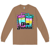 Toasted Coconut tea junkie Long Sleeve Tee - JahusDesignShop