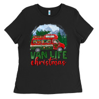 Black van life christmas Ladies Tee - BundleAndBundleShop