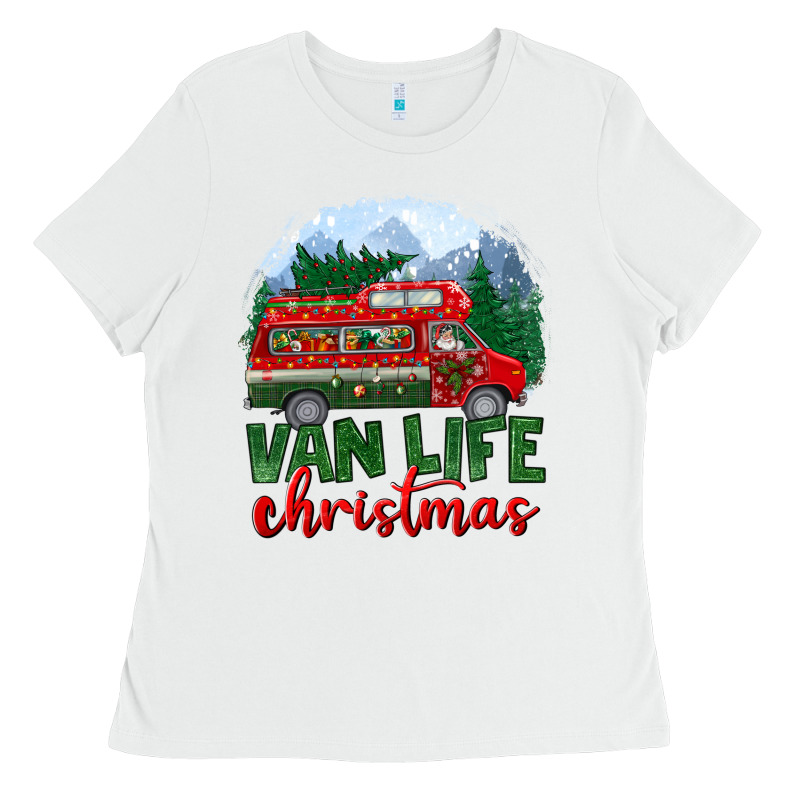 Van Life Christmas Ladies Tee by BundleAndBundleShop | Teevron