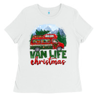 White van life christmas Ladies Tee - BundleAndBundleShop
