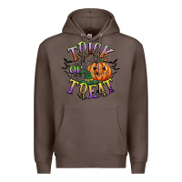 Coffee trick or treat Premium Hoodie - CowGirlArtShop