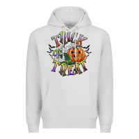 Dove Grey trick or treat Premium Hoodie - CowGirlArtShop