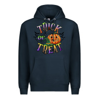 Navy trick or treat Premium Hoodie - CowGirlArtShop