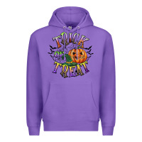 Purple trick or treat Premium Hoodie - CowGirlArtShop