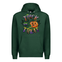 Sports Green trick or treat Premium Hoodie - CowGirlArtShop