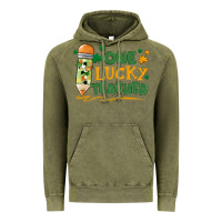 Vintage Olive one lucky teacher Vintage Hoodie - MaliasSmallBusiness