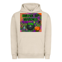 Pigment French Oak drink up witches tumbler Urban Hoodie - BundleAndBundleShop