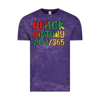 Cloud Purple black history Vintage Tee - MaliasSmallBusiness