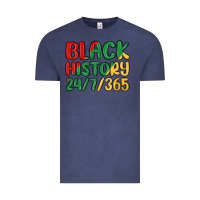 Vintage Denim black history Vintage Tee - MaliasSmallBusiness