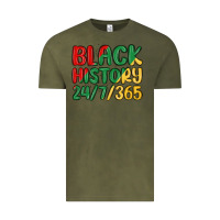 Vintage Olive black history Vintage Tee - MaliasSmallBusiness
