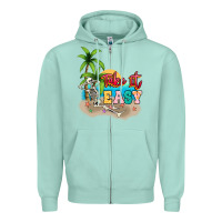 Take It Easy Zipper Hoodie | Teevron