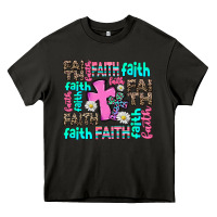 Asphalt faith with cross Heavy Core Tee - AdoDesignShop